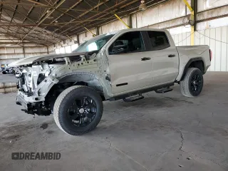 2023 GMC Canyon 2WD Elevation with VIN 1GTP5BEK7P1248837, listed as a Copart auction lot 77825924 with 6,793 mi miles and Salvage Title. Bid and sale history available at carsss.com. Image 1.