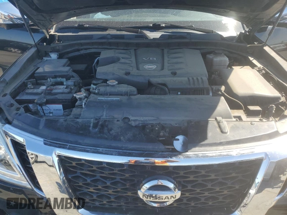 2019 Nissan Armada SL with VIN JN8AY2ND6K9090388, listed as a Copart auction lot 68142274 with 98,736 mi miles and Salvage Title. Bid and sale history available at carsss.com. Image 12.