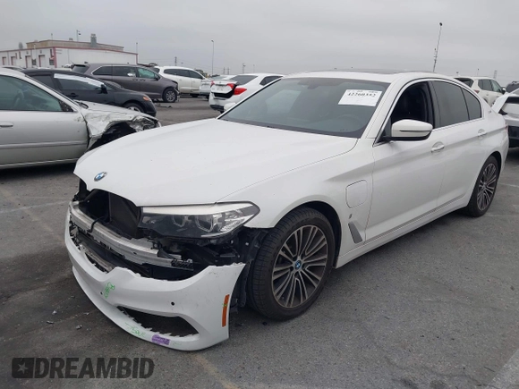 2018 BMW 5 Series 530e with VIN WBAJA9C56JB252738, listed as a IAAI auction lot 42260352 with 113,581 mi miles and . Bid and sale history available at DreamBid. Image 18.