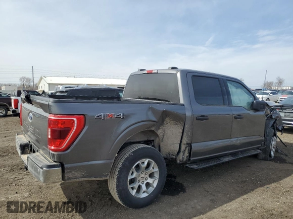 2023 Ford F-150 XL with VIN 1FTFW1E5XPKE35383, listed as a Copart auction lot 49625175 with 7,505 mi miles and Salvage Title. Bid and sale history available at carsss.com. Image 3.