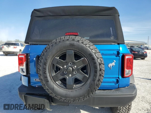 2024 Ford Bronco with VIN 1FMDE1BHXRLA88798, listed as a Copart auction lot 87472494 with 911 mi miles and Salvage title. Bid and sale history available at DreamBid. Image 6.