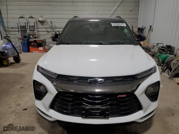2021 Chevrolet TrailBlazer RS with VIN KL79MTSL4MB135672, listed as a Copart auction lot 87802575 with 69,891 mi miles and Salvage Title. Bid and sale history available at carsss.com. Image 5.