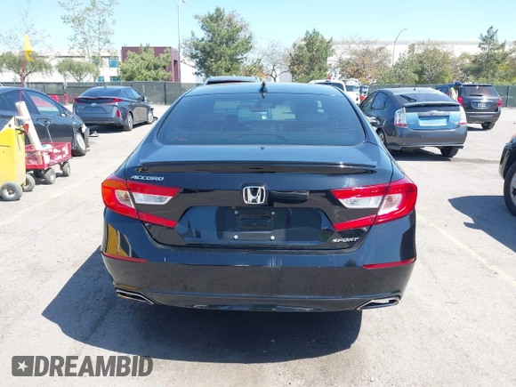 2018 Honda Accord Sedan Sport 1.5T with VIN 1HGCV1F39JA173342, listed as a IAAI auction lot 41857705 with 106,698 mi miles. Bid and sale history available at carsss.com. Image 16.