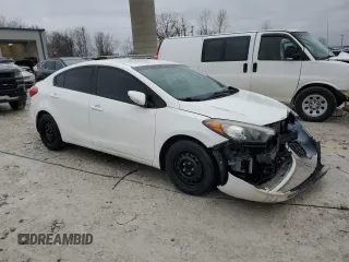 2016 Kia Forte LX with VIN KNAFK4A67G5595101, listed as a Copart auction lot 83314634 with 102,434 mi miles and Clean Title. Bid and sale history available at carsss.com. Image 4.