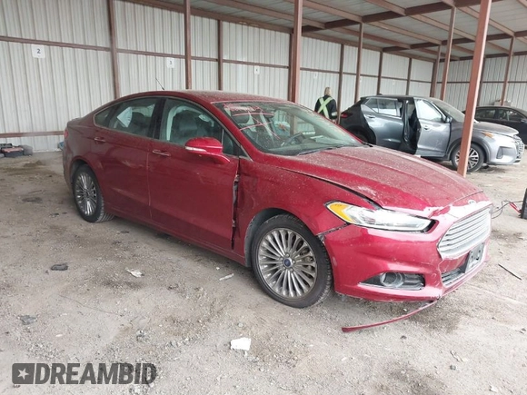 2014 Ford Fusion Titanium with VIN 3FA6P0K97ER204843, listed as a IAAI auction lot 41614434 with 110,165 mi miles. Bid and sale history available at carsss.com. Image 1.