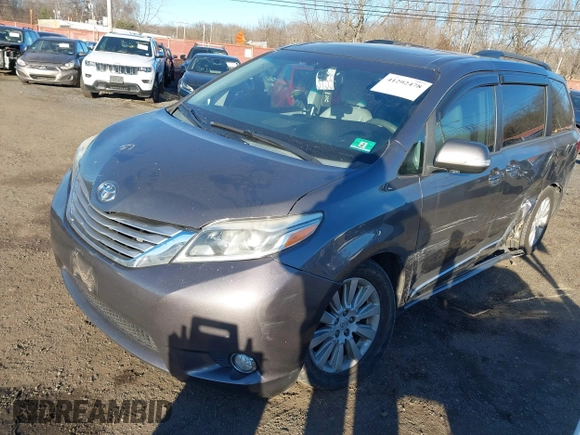 2015 Toyota Sienna Ltd with VIN 5TDDK3DC5FS096649, listed as a IAAI auction lot 41292478 with 234,298 mi miles. Bid and sale history available at carsss.com. Image 19.