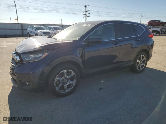 2018 Honda CR-V EX with VIN 2HKRW2H55JH653039, listed as a Copart auction lot 47787975 with 193,048 mi miles and Salvage Title. Bid and sale history available at carsss.com. Image 1.
