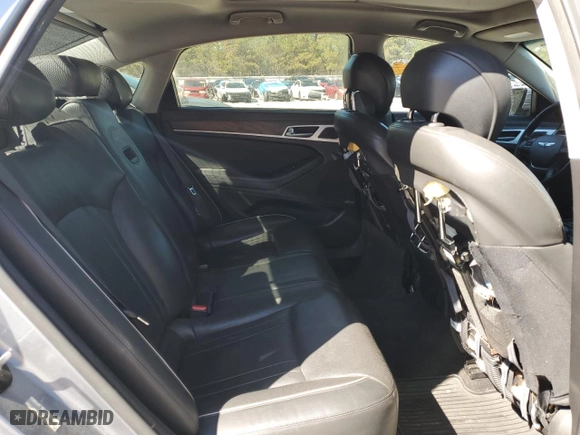 2015 Hyundai Genesis 5.0L with VIN KMHGN4JF8FU060681, listed as a Copart auction lot 48081865 with 159,216 mi miles and Salvage Title. Bid and sale history available at carsss.com. Image 10.