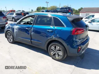 2021 Kia Niro LX with VIN KNDCB3LC1M5471386, listed as a IAAI auction lot 41752763 with 34,609 mi miles. Bid and sale history available at carsss.com. Image 3.