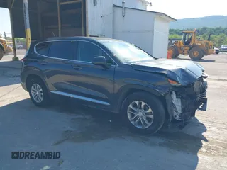 2020 Hyundai Santa Fe SE with VIN 5NMS2CAD1LH229443, listed as a IAAI auction lot 39476214 with 82,140 mi miles. Bid and sale history available at carsss.com. Image 1.