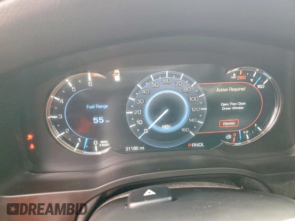 2019 Cadillac Escalade ESV Premium Luxury z VIN 1GYS3JKJXKR210075, wystawiony jako Copart lot #55861025 z przebiegiem 31 186 mil mil oraz Szkoda całkowita • Salvage title. Historia ofert i sprzedaży dostępna na DreamBid. Obrazek 9.