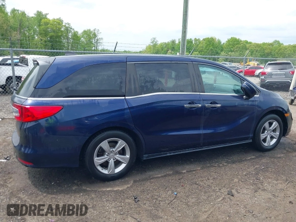 2019 Honda Odyssey EX with VIN 5FNRL6H50KB018150, listed as a IAAI auction lot 42119727 with 94,535 mi miles. Bid and sale history available at carsss.com. Image 6.