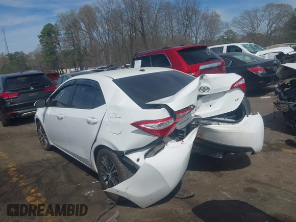 2016 Toyota Corolla L with VIN 2T1BURHE5GC573560, listed as a IAAI auction lot 41821930 with 125,989 mi miles and . Bid and sale history available at DreamBid. Image 3.