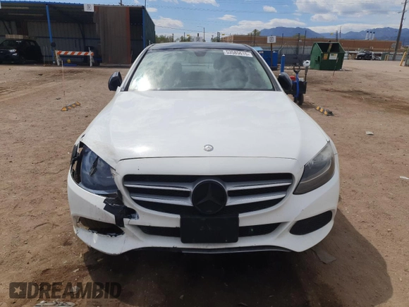 2015 Mercedes-Benz C-Class C 300 Luxury with VIN 55SWF4KB5FU016718, listed as a Copart auction lot 53585615 with 0 mi miles and Clean Title. Bid and sale history available at carsss.com. Image 5.