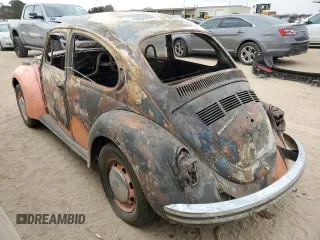 1972 Volkswagen Beetle with VIN 1122796503, listed as a Copart auction lot 47166415 with Not Provided miles and Clean Title. Bid and sale history available at DreamBid. Image 2.