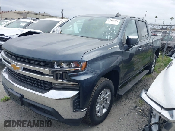 2020 Chevrolet Silverado 1500 LT with VIN 3GCPWCEK0LG313736, listed as a IAAI auction lot 41895111 with 36,636 mi miles. Bid and sale history available at carsss.com. Image 2.