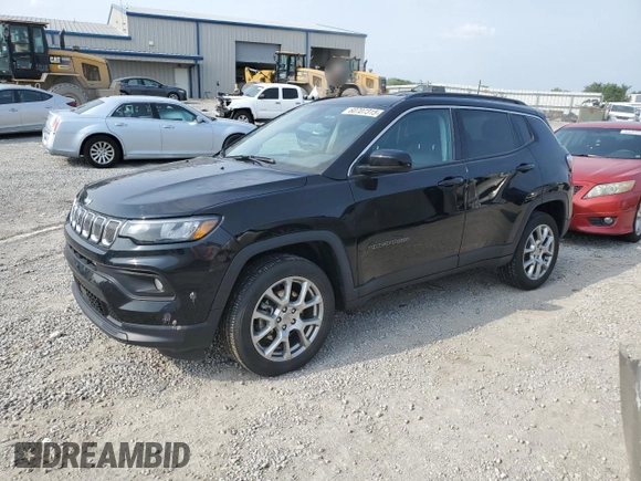 2022 Jeep Compass Latitude Lux с VIN 3C4NJDFB4NT195257, выставлен на аукционе Copart как лот 60707315 с пробегом 20 113 миль миль и Списание • Salvage title. История ставок и продаж доступна на DreamBid. Изображение 1.