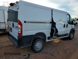 2020 Ram ProMaster Cargo with VIN 3C6TRVAGXLE147621, listed as a Copart auction lot 41654635 with Not Provided miles and Salvage Title. Bid and sale history available at DreamBid. Image 3.