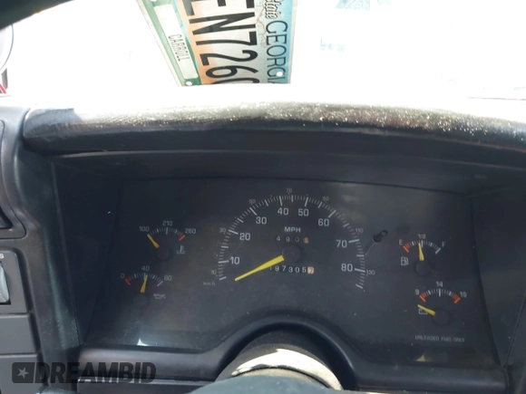 1994 GMC Sonoma z VIN 1GTCS19Z9RK504420, wystawiony jako IAAI lot #41695827 z przebiegiem 197 305 mil mil oraz . Historia ofert i sprzedaży dostępna na DreamBid. Obrazek 7.