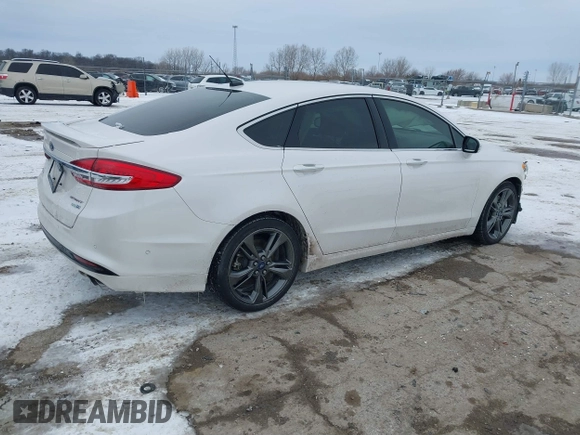 2017 Ford Fusion Sport with VIN 3FA6P0VP0HR246768, listed as a IAAI auction lot 41593508 with 95,027 mi miles. Bid and sale history available at carsss.com. Image 4.