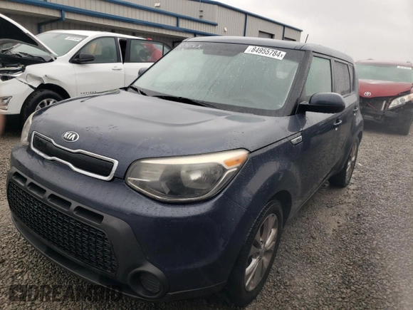 2015 Kia Soul + with VIN KNDJP3A51F7155099, listed as a Copart auction lot 84955784 with 134,036 mi miles and Clean Title. Bid and sale history available at carsss.com. Image 1.