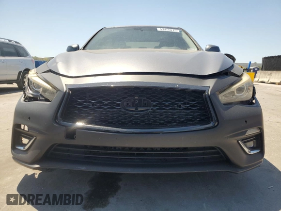 2018 Infiniti Q50 Luxe с VIN JN1EV7AP1JM353078, выставлен на аукционе Copart как лот 53455275 с пробегом 150 790 миль миль и Списание • Salvage title. История ставок и продаж доступна на DreamBid. Изображение 5.