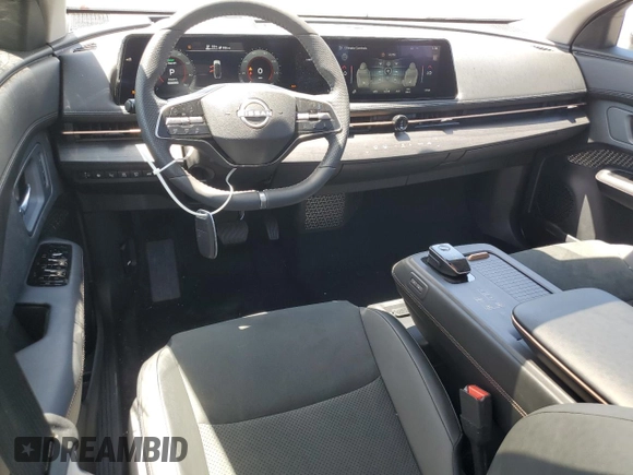 2024 Nissan ARIYA Evolve+ with VIN JN1BF0BAXRM435601, listed as a Copart auction lot 56376795 with 3,051 mi miles and Salvage title. Bid and sale history available at DreamBid. Image 8.