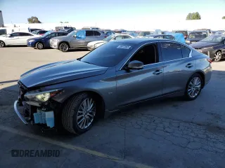 2020 Infiniti Q50 Pure z VIN JN1EV7AP5LM208550, wystawiony jako Copart lot #55672065 z przebiegiem 75 138 mil mil oraz Szkoda całkowita • Salvage title. Historia ofert i sprzedaży dostępna na DreamBid. Obrazek 1.