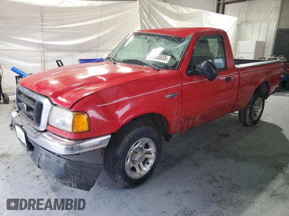 2004 Ford Ranger XL with VIN 1FTYR10D44PA94527, listed as a Copart auction lot 56558655 with 242,941 mi miles and Salvage title. Bid and sale history available at DreamBid. Image 1.