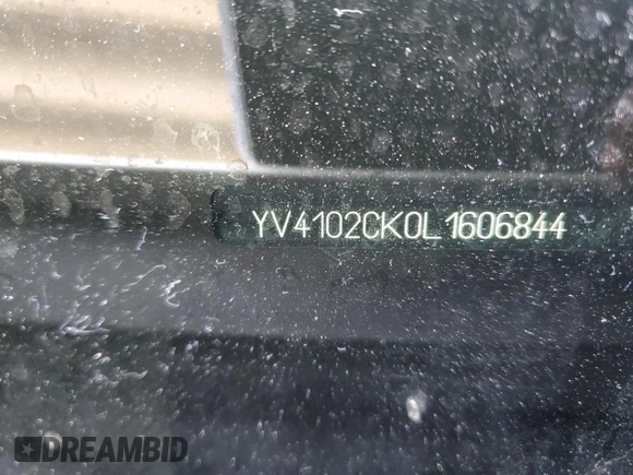 2020 Volvo XC90 Momentum with VIN YV4102CK0L1606844, listed as a Copart auction lot 64868664 with 50,290 mi miles and Non Repairable. Bid and sale history available at carsss.com. Image 13.