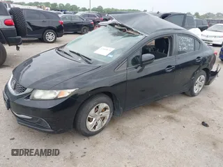 2015 Honda Civic LX with VIN 19XFB2F54FE062844, listed as a IAAI auction lot 42060674 with Not Provided miles and . Bid and sale history available at DreamBid. Image 17.
