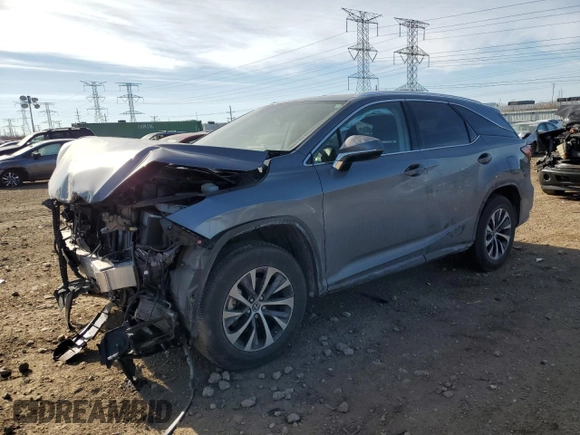 2021 Lexus RX with VIN JTJHZKFA3M2033702, listed as a Copart auction lot 43055955 with 23,166 mi miles and Salvage Title. Bid and sale history available at carsss.com. Image 1.