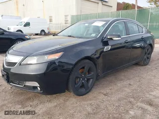 2012 Acura TL Tech Auto with VIN 19UUA9F58CA010491, listed as a IAAI auction lot 41824746 with 203328 miles. Bid and sale history available at carsss.com. Image 17.