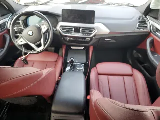 2023 BMW X4 xDrive30i with VIN 5UX33DT01P9P63673, listed as a Copart auction lot 48771645 with 0 mi miles and Salvage Title. Bid and sale history available at carsss.com. Image 8.