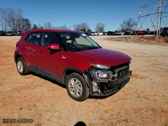 2021 Hyundai Venue SE with VIN KMHRB8A3XMU115286, listed as a Copart auction lot 47954235 with 71,750 mi miles and Salvage Title. Bid and sale history available at carsss.com. Image 10.