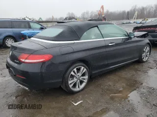 2018 Mercedes-Benz C 300 with VIN WDDWK4KB8JF679594, listed as a Copart auction lot 84834874 with 74,060 mi miles and Salvage title. Bid and sale history available at DreamBid. Image 3.