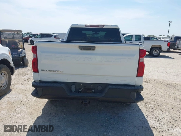 2020 Chevrolet Silverado 1500 Work Truck with VIN 1GCRYAEF1LZ177031, listed as a IAAI auction lot 42223285 with 77,377 mi miles and . Bid and sale history available at DreamBid. Image 16.