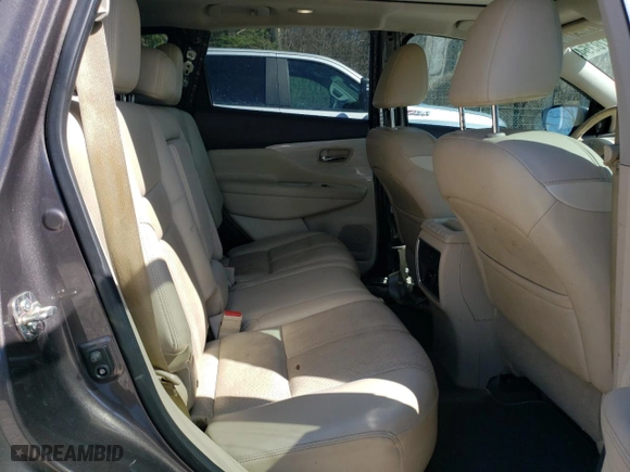 2016 Nissan Murano S with VIN 5N1AZ2MG6GN140205, listed as a Copart auction lot 48783545 with 117,499 mi miles and Salvage Title. Bid and sale history available at carsss.com. Image 11.