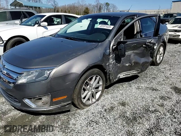 2012 Ford Fusion SEL with VIN 3FAHP0JAXCR181933, listed as a Copart auction lot 48591435 with 195,991 mi miles and Salvage Title. Bid and sale history available at carsss.com. Image 12.