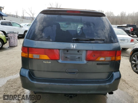 2004 Honda Odyssey EX with VIN 5FNRL18654B041597, listed as a Copart auction lot 48988895 with 294,726 mi miles and Non Repairable. Bid and sale history available at DreamBid. Image 6.