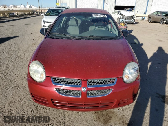 2004 Dodge Neon SXT with VIN 1B3ES56C34D542451, listed as a Copart auction lot 87085194 with 63,105 mi miles and Salvage Title. Bid and sale history available at carsss.com. Image 5.
