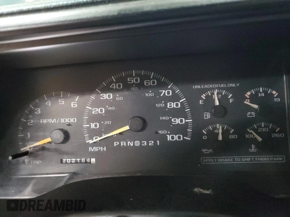 1998 GMC Yukon with VIN 1GKEC13RXWJ731667, listed as a Copart auction lot 78848954 with 202,164 mi miles and Salvage Title. Bid and sale history available at carsss.com. Image 9.