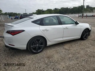 2023 Acura Integra w/A-Spec Technology Package with VIN 19UDE4H60PA024193, listed as a Copart auction lot 70561454 with 20,224 mi miles and Salvage Title. Bid and sale history available at carsss.com. Image 3.