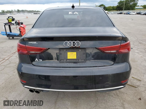 2017 Audi A3 Sedan Premium with VIN WAUAUGFFXH1063929, listed as a Copart auction lot 63546174 with 67,684 mi miles and Salvage Title. Bid and sale history available at carsss.com. Image 6.