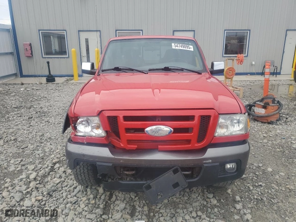 2006 Ford Ranger XLT with VIN 1FTZR45E26PA11803, listed as a Copart auction lot 54749095 with 98,205 mi miles and Clean Title. Bid and sale history available at carsss.com. Image 5.