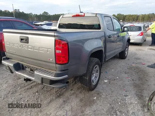 2022 Chevrolet Colorado 2WD Work Truck with VIN 1GCGSBEN4N1319525, listed as a IAAI auction lot 41070216 with 22,337 mi miles and . Bid and sale history available at DreamBid. Image 4.