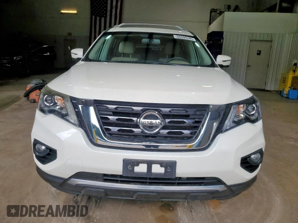2017 Nissan Pathfinder Platinum с VIN 5N1DR2MN7HC632492, выставлен на аукционе Copart как лот 60249745 с пробегом 73 355 миль миль и Списание • Salvage title. История ставок и продаж доступна на DreamBid. Изображение 5.