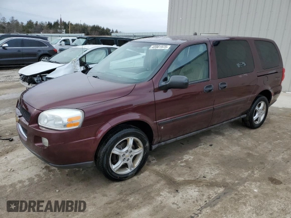2008 Chevrolet Uplander LS with VIN 1GNDV231X8D162927, listed as a Copart auction lot 45901975 with 174,416 mi miles and Non Repairable. Bid and sale history available at DreamBid. Image 1.