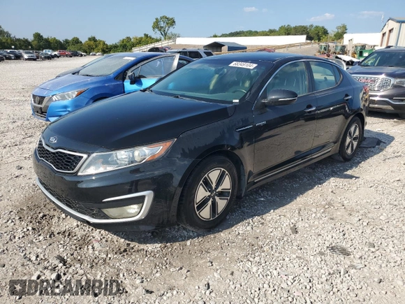 2013 Kia Optima Hybrid LX with VIN KNAGM4AD5D5058770, listed as a Copart auction lot 68349104 with 165,525 mi miles and Clean Title. Bid and sale history available at carsss.com. Image 1.