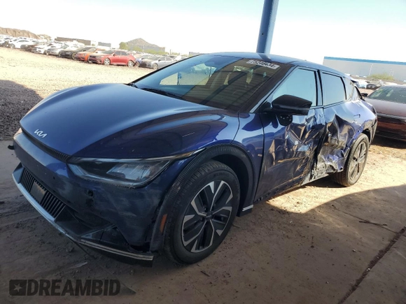 2022 Kia EV6 Wind with VIN KNDC34LAXN5067084, listed as a Copart auction lot 75246434 with 40,447 mi miles and Salvage Title. Bid and sale history available at carsss.com. Image 1.